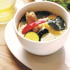 鶏肉と茄子のグリーンカレー