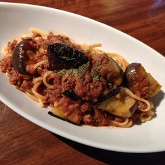 茄子のボロネーゼ