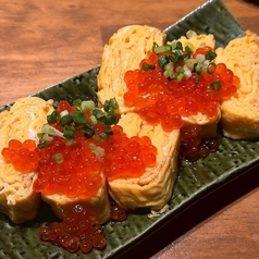 いくらのせ卵焼き