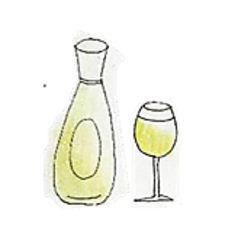 【白】トッロ　トレビアーノ　グラス