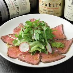 自家製ローストビーフ/ソーセージ4種盛合わせ