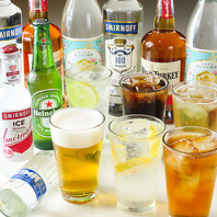 ドリンクも豊富にご用意♪