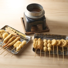 どて串カツ4種類8本盛合せ