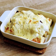 とうふ食パンのパングラタン