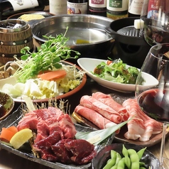 しゃぶしゃぶ×ジンギスカン　旭川成吉思汗専門店　羊菜亭のコース写真