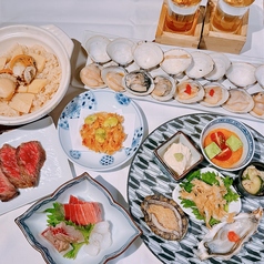 焼はまぐり 青山八番 tooのコース写真