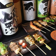 料理を引き立てる厳選ドリンクの数々