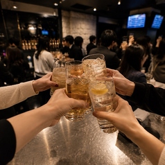 驚異の神コスパ！カクテル・ワインも飲み放題