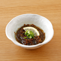 沖縄県産もずく酢/牡蠣醤油のり天　各