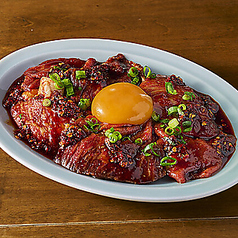 赤身ホルモンのスタミナ焼き