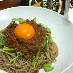 京水菜の肉みそ冷麺