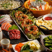飲み放題付ご宴会コースは3000円～ご用意♪
