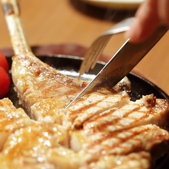 純白のビアンカトマホークステーキ