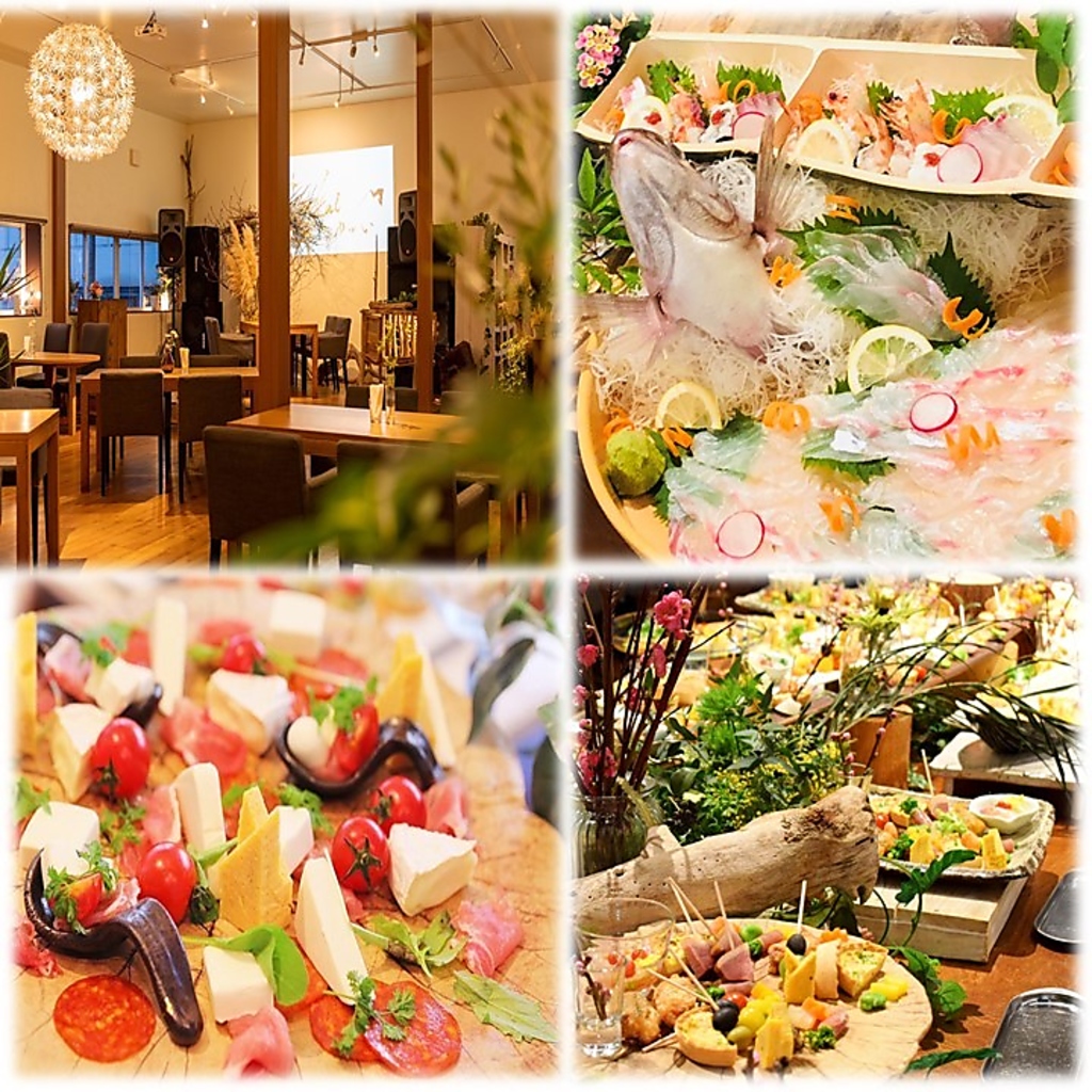 『ビュッフェスタイル』での貸切パーティプランもご用意！オーナーシェフの手掛ける料理が楽しめます