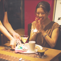 デザートプレートサービスあり♪