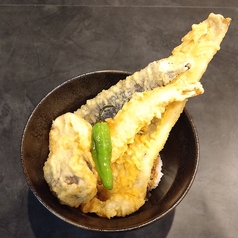 ボリューム満点の天丼！