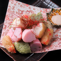 鳴門鯛の上天盛り合わせ