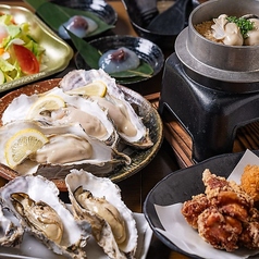 牡蠣大将のコース写真