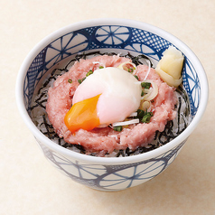 月見ねぎとろ丼