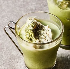 河越抹茶のホットラテ