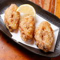 料理メニュー写真&nbsp;手羽先唐揚げ(三本)