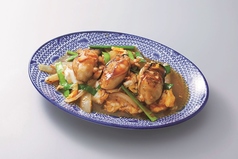 牡蠣の玉子炒め