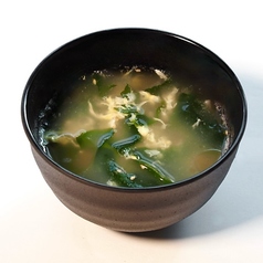 わかめ玉子スープ