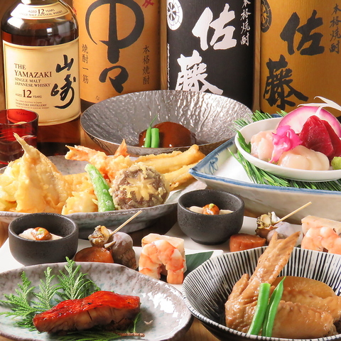 厳選した素材を使った天ぷらが自慢の料理屋