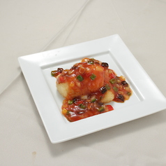 白身魚の甘酢あんかけ