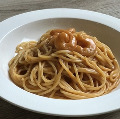 エビとカニのクリームパスタ