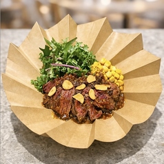 チキンと酵素玄米ソースサラダマリネのウィッチとスープ