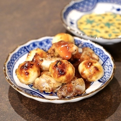 鶏もも うずら玉子 ディアブルソース