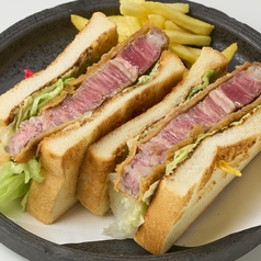 薩摩牛極　ヘレかつサンド