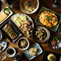 飲み放題付きのコースが豪華内容でお得です！