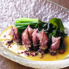 ホタルイカの酢みそがけ