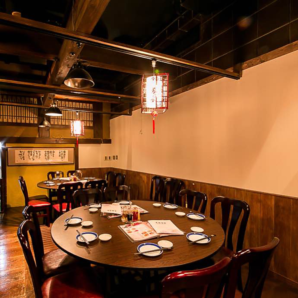 中華料理ならではの丸テーブル★