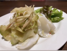 甲イカとザーサイの中華和え