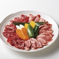 料理メニュー写真&nbsp;花炎亭カルビ＆ロース(2～3人前大皿)
