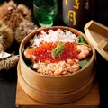料理メニュー写真 新潟名物ご飯「わっぱ飯」の蒸籠