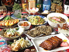 沖縄料理ハレク二のコース写真