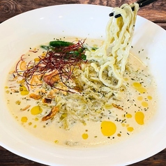 さし草ハーブ麺 豆乳クリーム ラーメンセット[豆腐プリン、オーガニックコーヒーor紅茶つき]