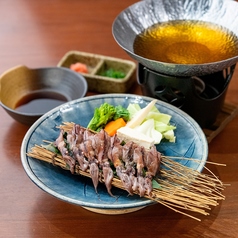 生ホタルイカと春野菜の出汁しゃぶ