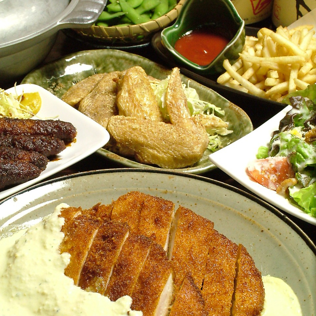 からりと揚がったチキン南蛮フライ★特製タルタルソースと一緒に召し上がれ♪