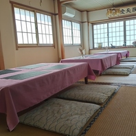 団体様、貸切可能な2階お座敷スペース