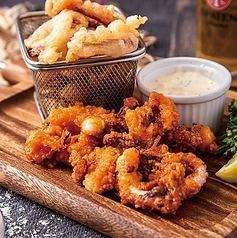 タコとイカのフリット