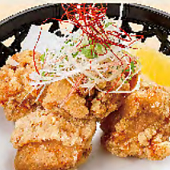 鶏の唐揚げ/里芋の磯辺揚げ/フライドポテト