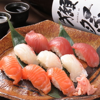 鮮魚の握り寿司