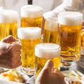 宴会大歓迎！たくさん飲みたい方におススメなのが当店の飲み放題（2,180円税込）です。生ビールをはじめマッコリや焼肉と相性の良いレモンサワーなど種類豊富にご用意してます◎