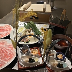 しゃぶしゃぶ ちり禅のコース写真