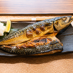 ジャンボとろサバの塩焼き　１本焼き